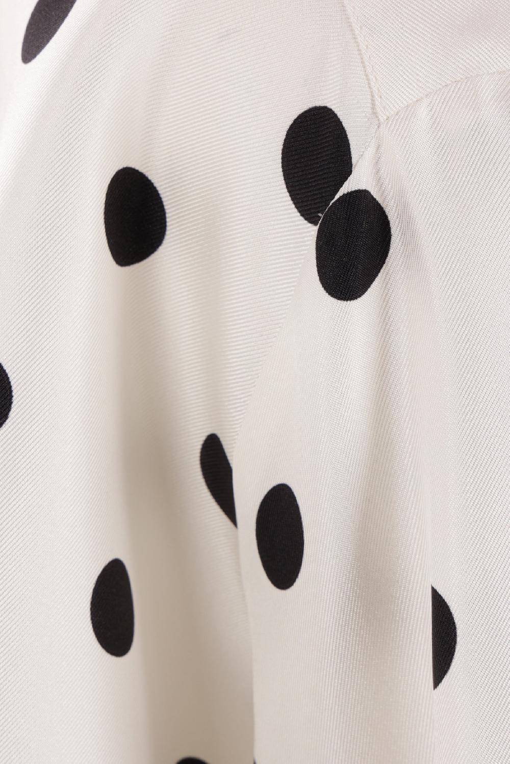 DOLCE & GABBANA Camicia In Twill Stampa Pois