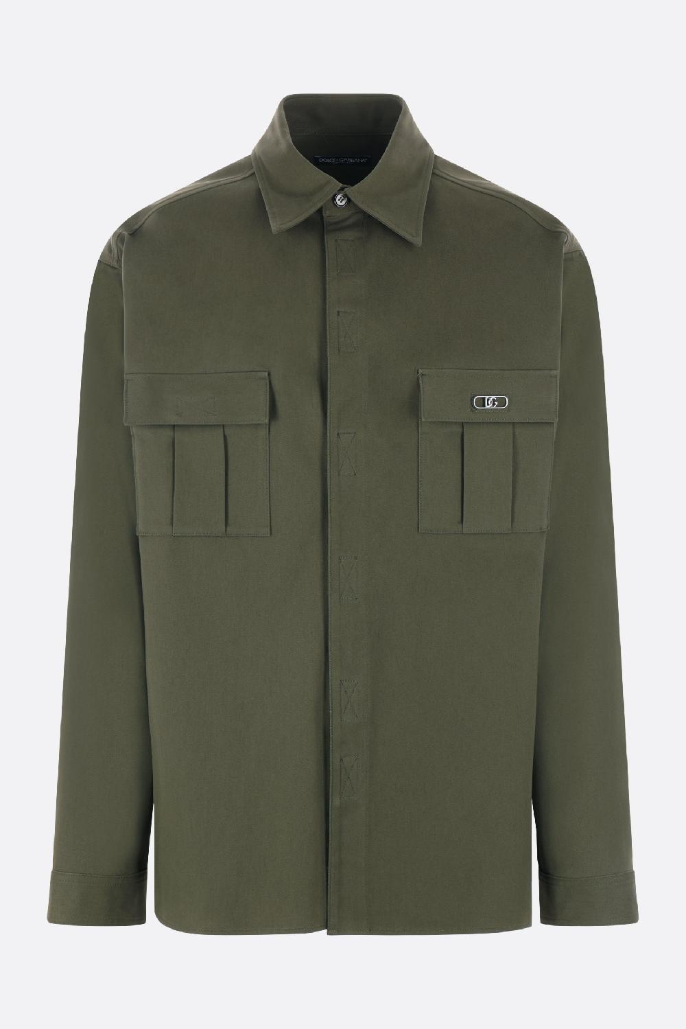 DOLCE & GABBANA camicia oversize in cotone stretch