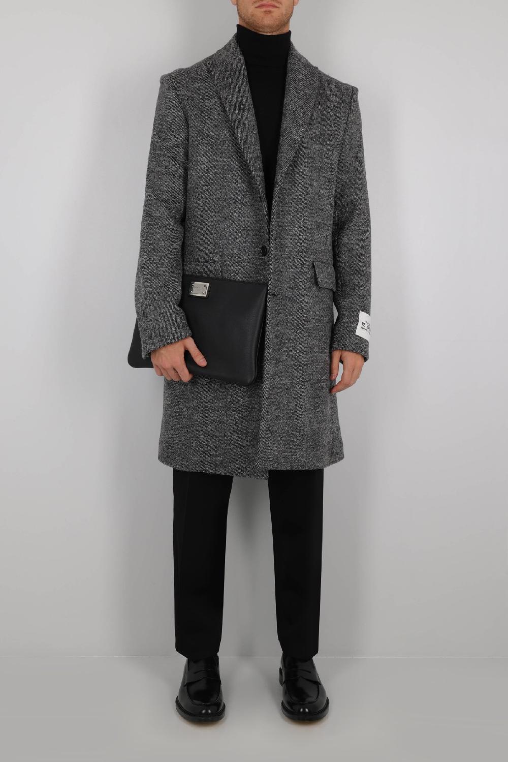 DOLCE & GABBANA Cappotto Monopetto In Lana