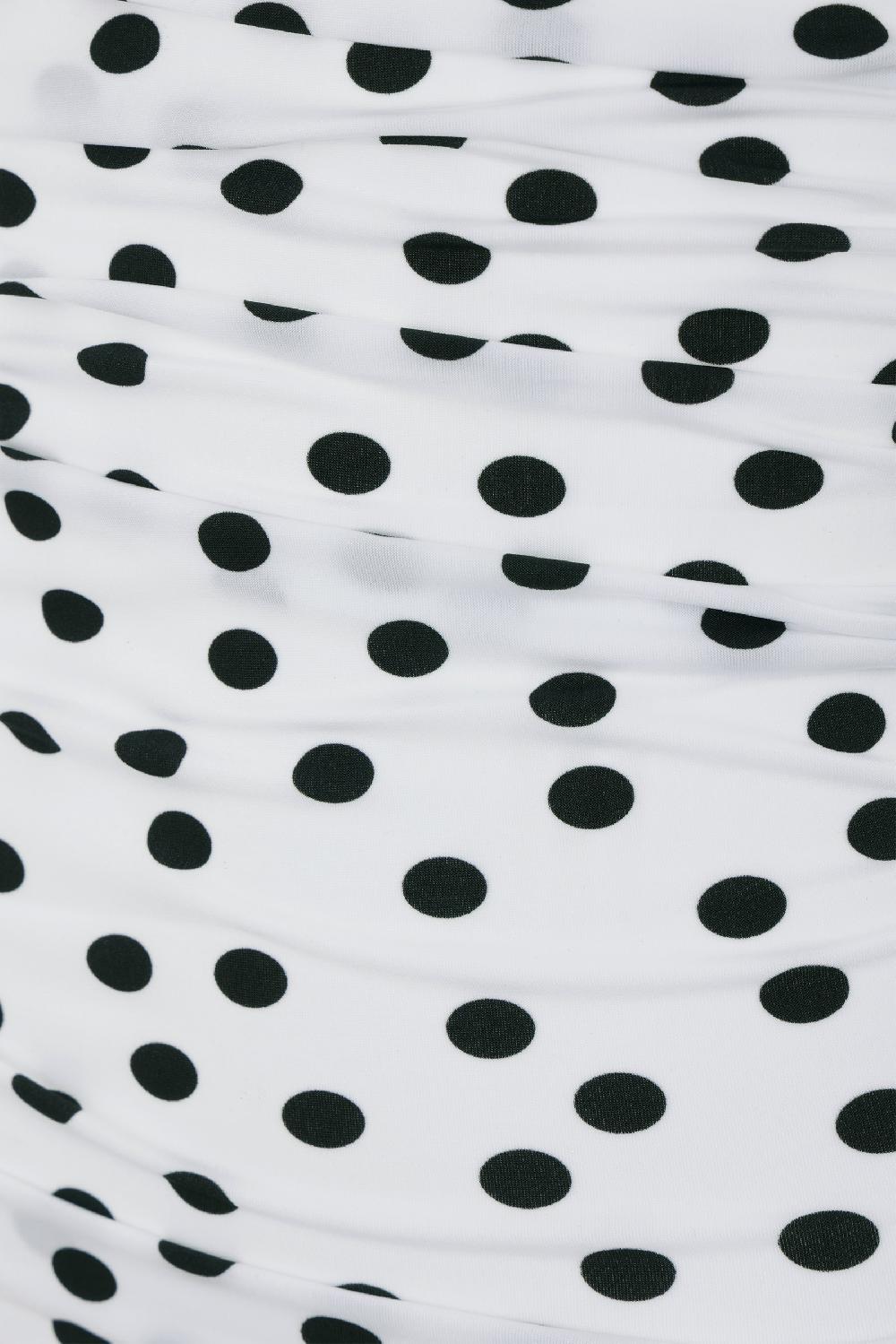 DOLCE & GABBANA Costume Intero In Lycra Stampa Pois