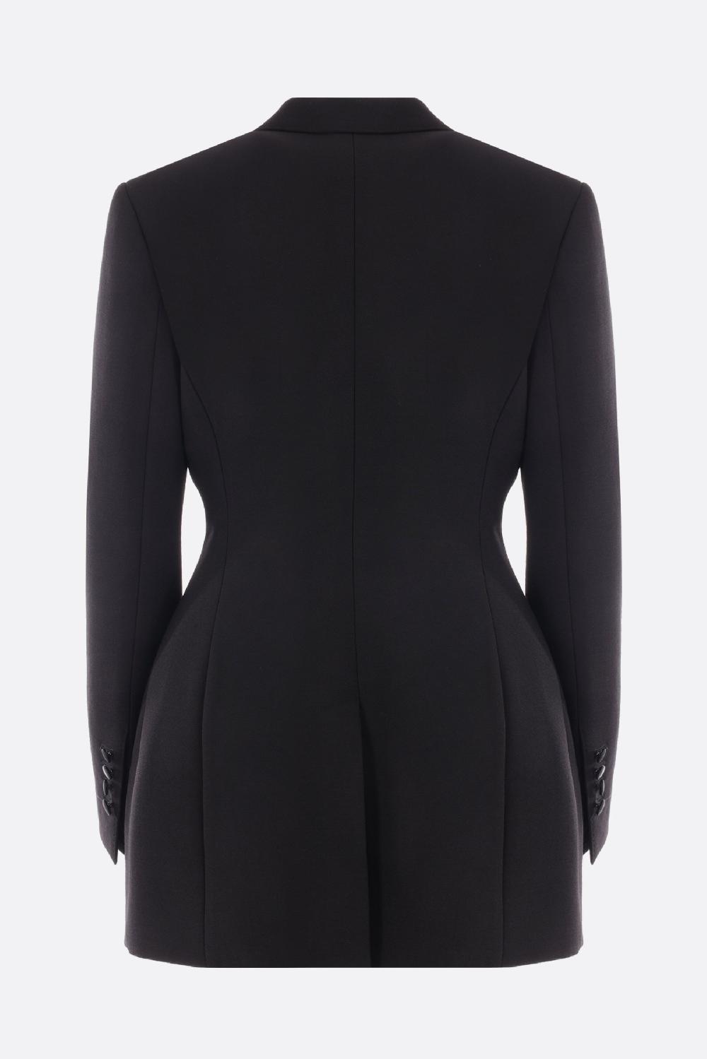 DOLCE & GABBANA Giacca Lunga Monopetto Dolce In Cady