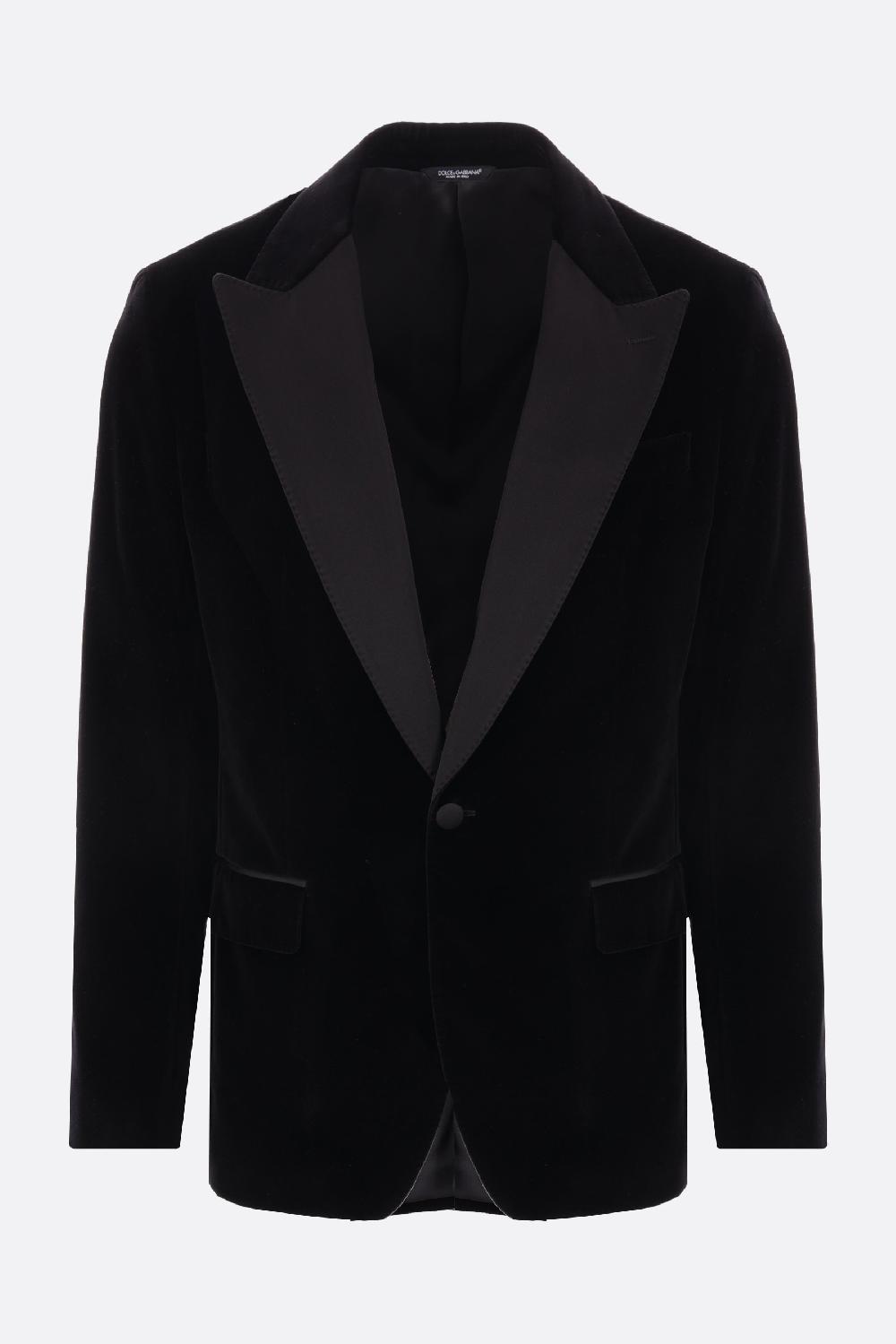 DOLCE & GABBANA Giacca Smoking In Velluto