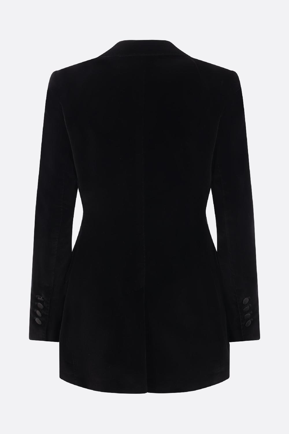 DOLCE & GABBANA Giacca Tuxedo Turlington In Velluto
