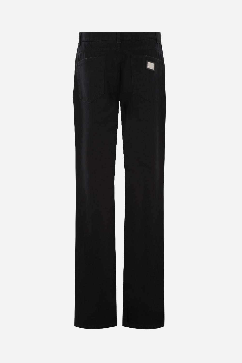 DOLCE & GABBANA Jeans A Gamba Dritta In Denim