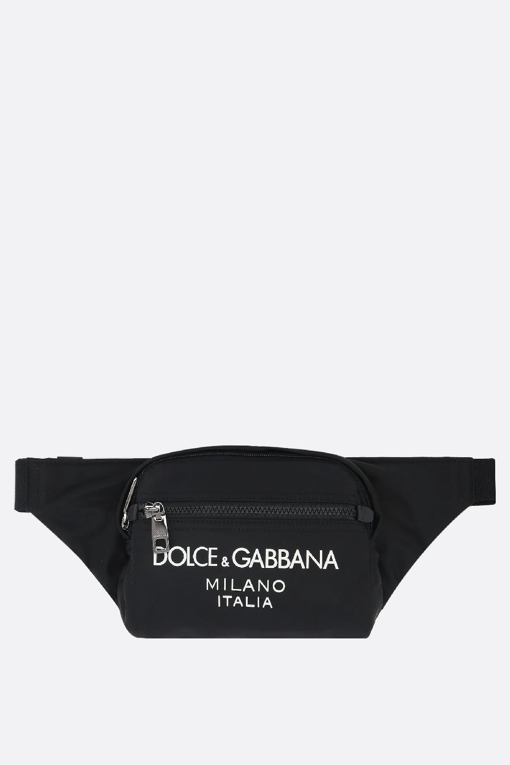 DOLCE & GABBANA marsupio in nylon con logo