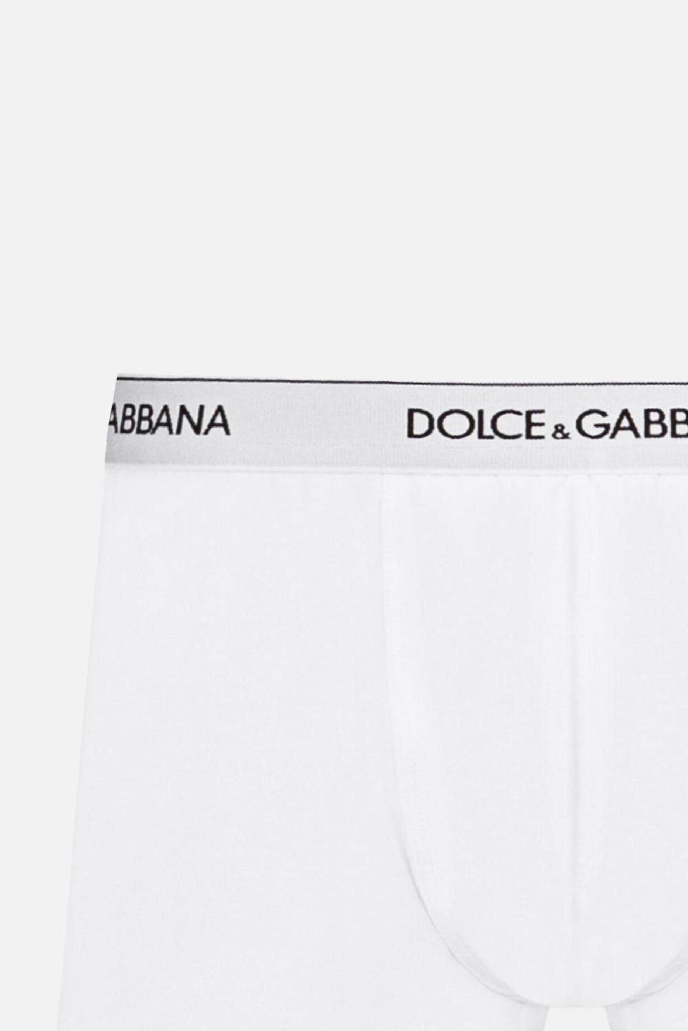 DOLCE & GABBANA Pack 2 Boxer In Cotone Stretch