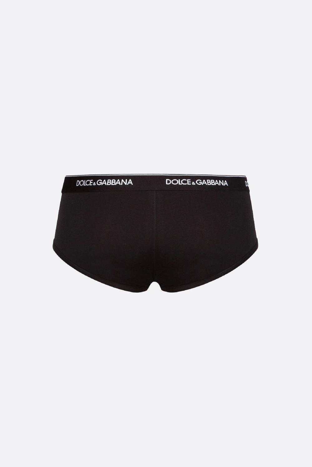 DOLCE & GABBANA Pack 2 Slip Brando In Cotone Stretch