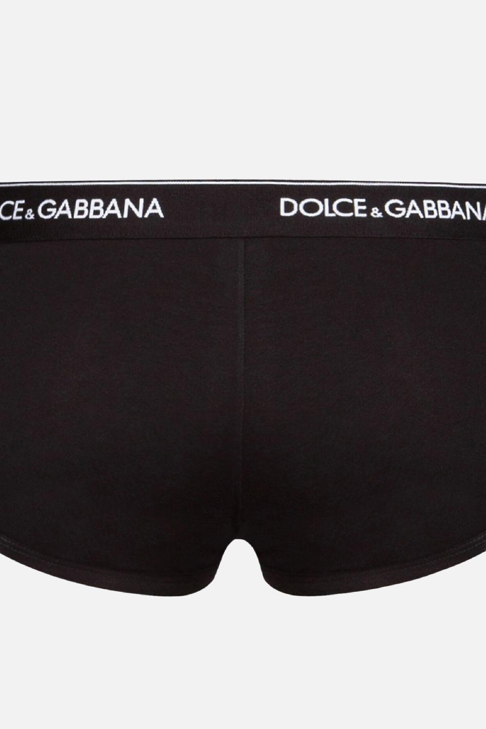 DOLCE & GABBANA Pack 2 Slip Brando In Cotone Stretch