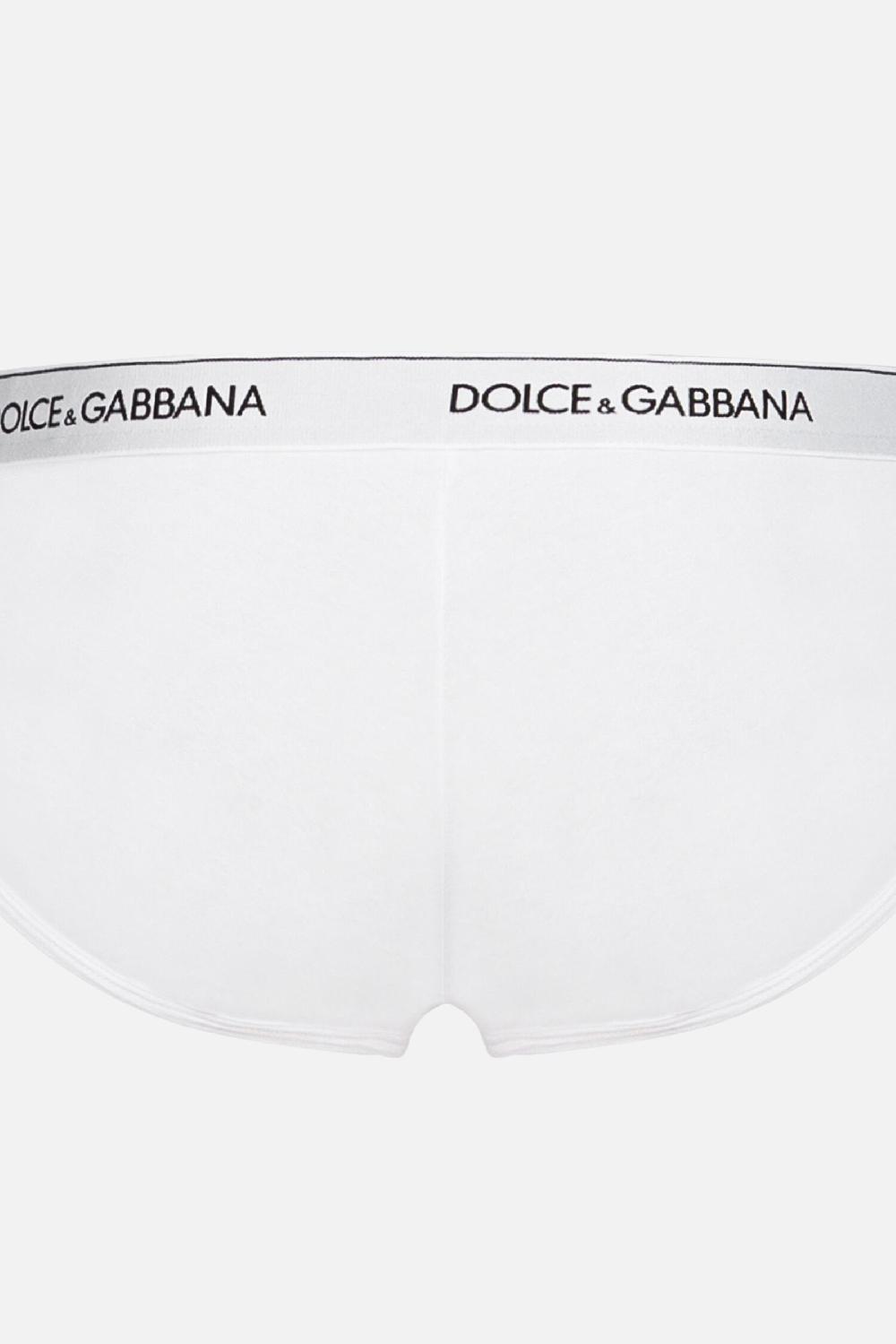 DOLCE & GABBANA Pack 2 Slip Brando In Cotone Stretch