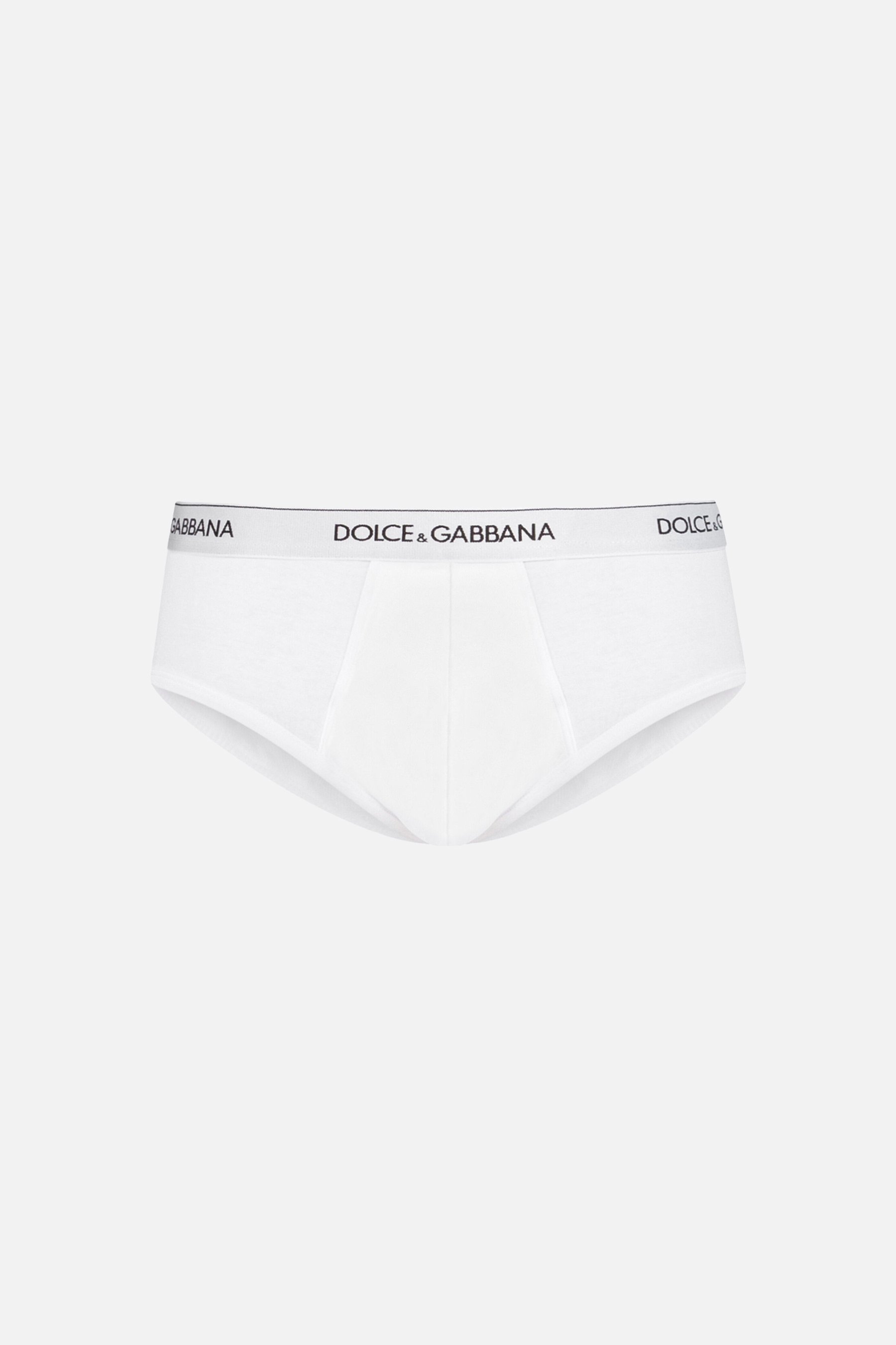DOLCE & GABBANA Pack 2 Slip Brando In Cotone Stretch