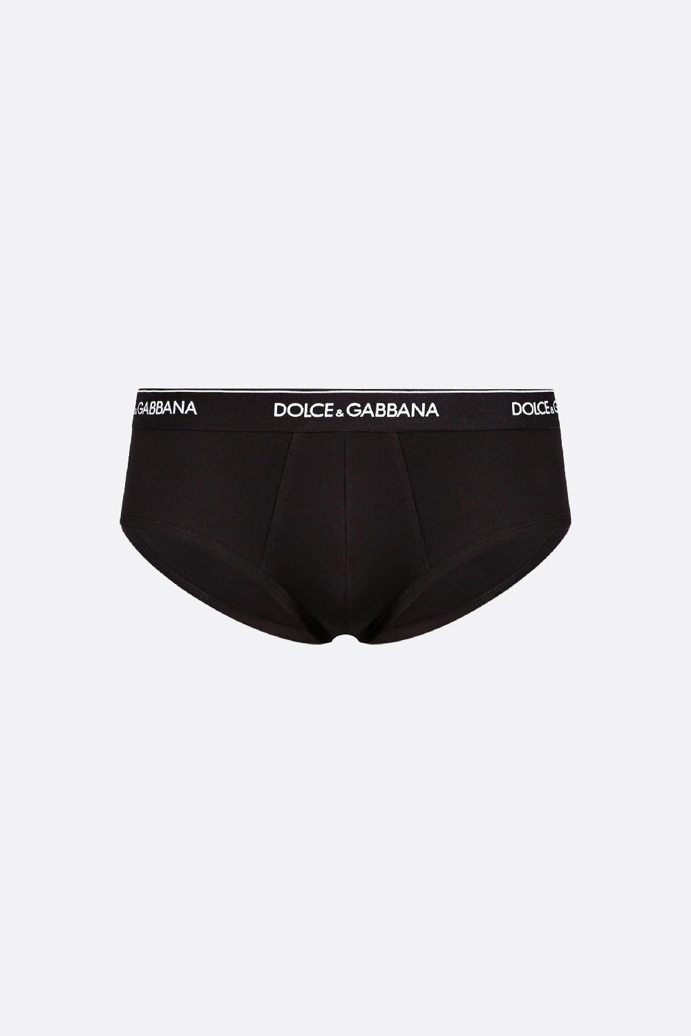 DOLCE & GABBANA pack 2 slip Brando in cotone stretch