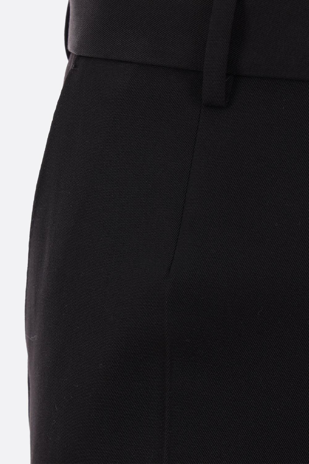 DOLCE & GABBANA Pantalone Aderente Flare In Lana