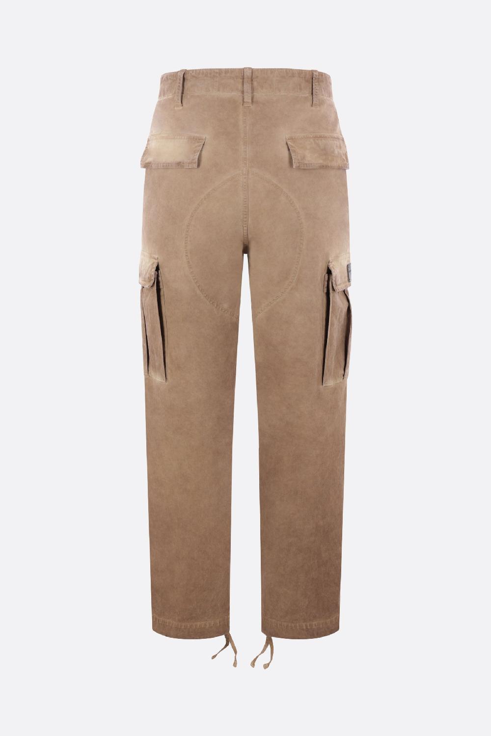 DOLCE & GABBANA Pantalone Cargo In Cotone Overdyed