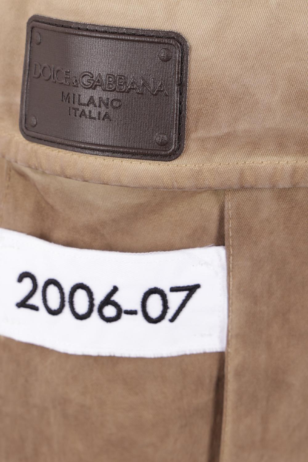 DOLCE & GABBANA Pantalone Cargo In Cotone Overdyed