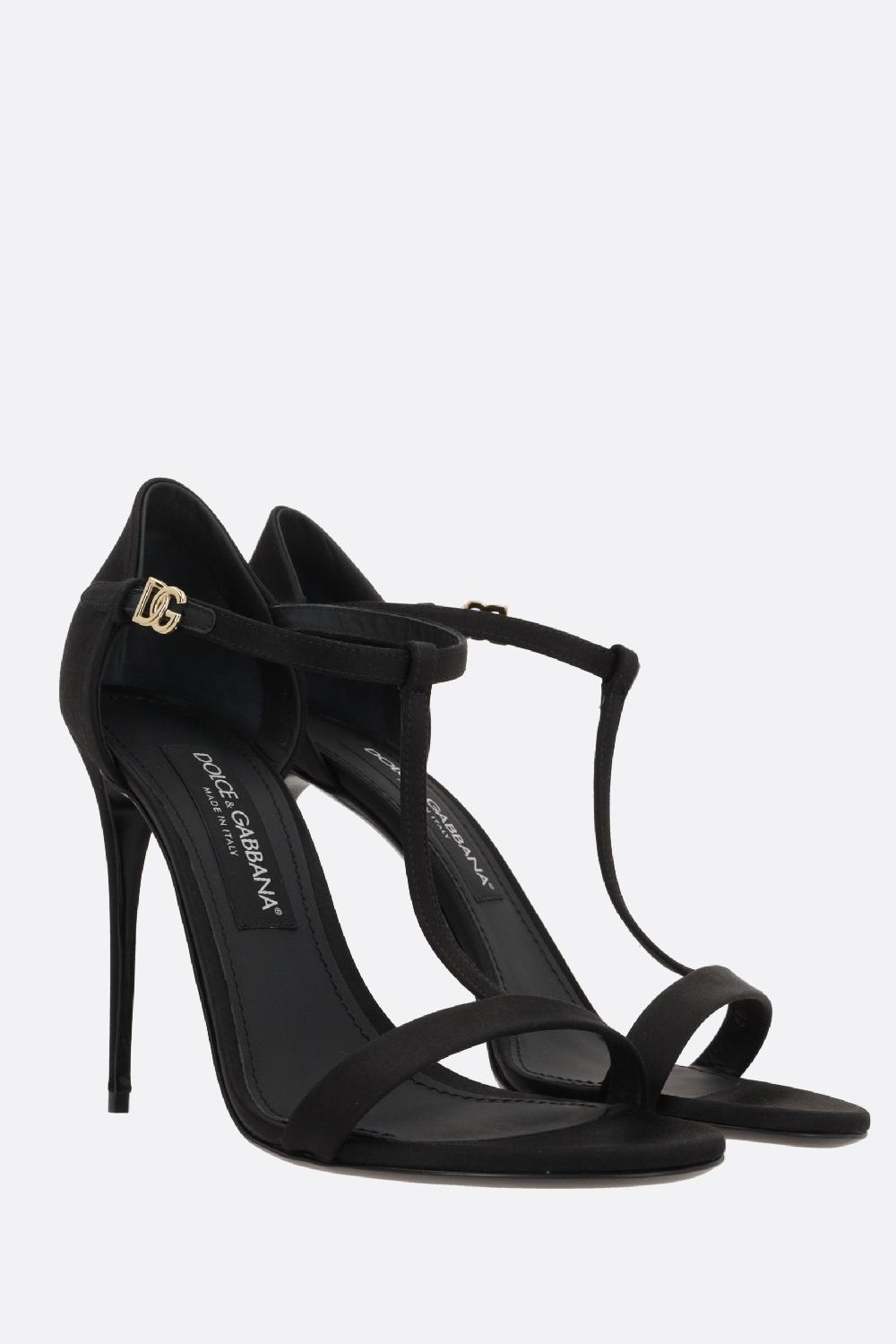 DOLCE & GABBANA Sandalo T-bar In Raso