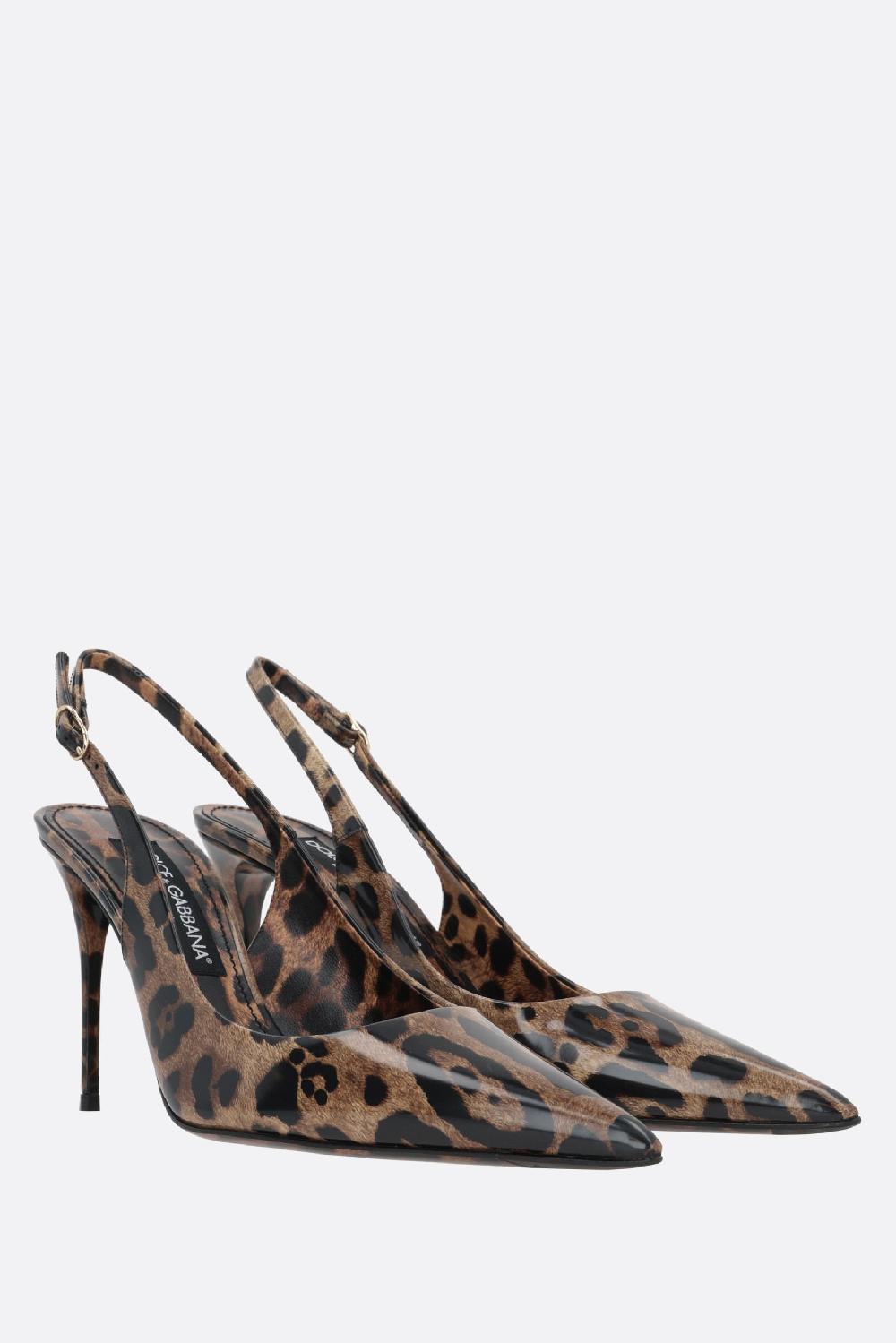 DOLCE & GABBANA Slingback Kim In Vernice