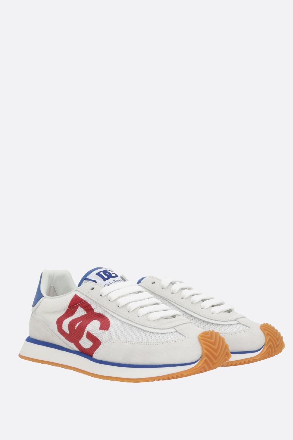 DOLCE & GABBANA Sneaker Dragon In Rete E Suede