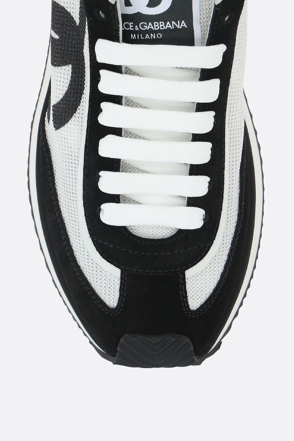 DOLCE & GABBANA Sneaker Dragon In Rete E Suede