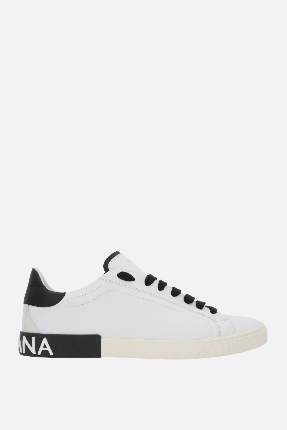 DOLCE & GABBANA sneaker Portofino in nappa e suede