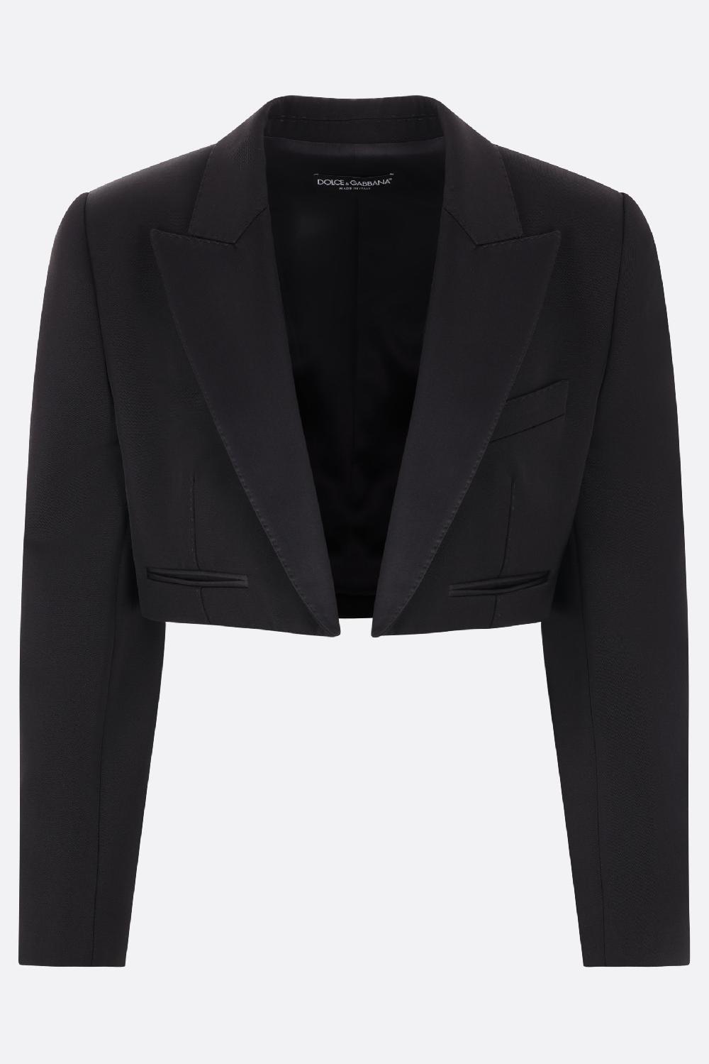 DOLCE & GABBANA spencer tuxedo in gabardine