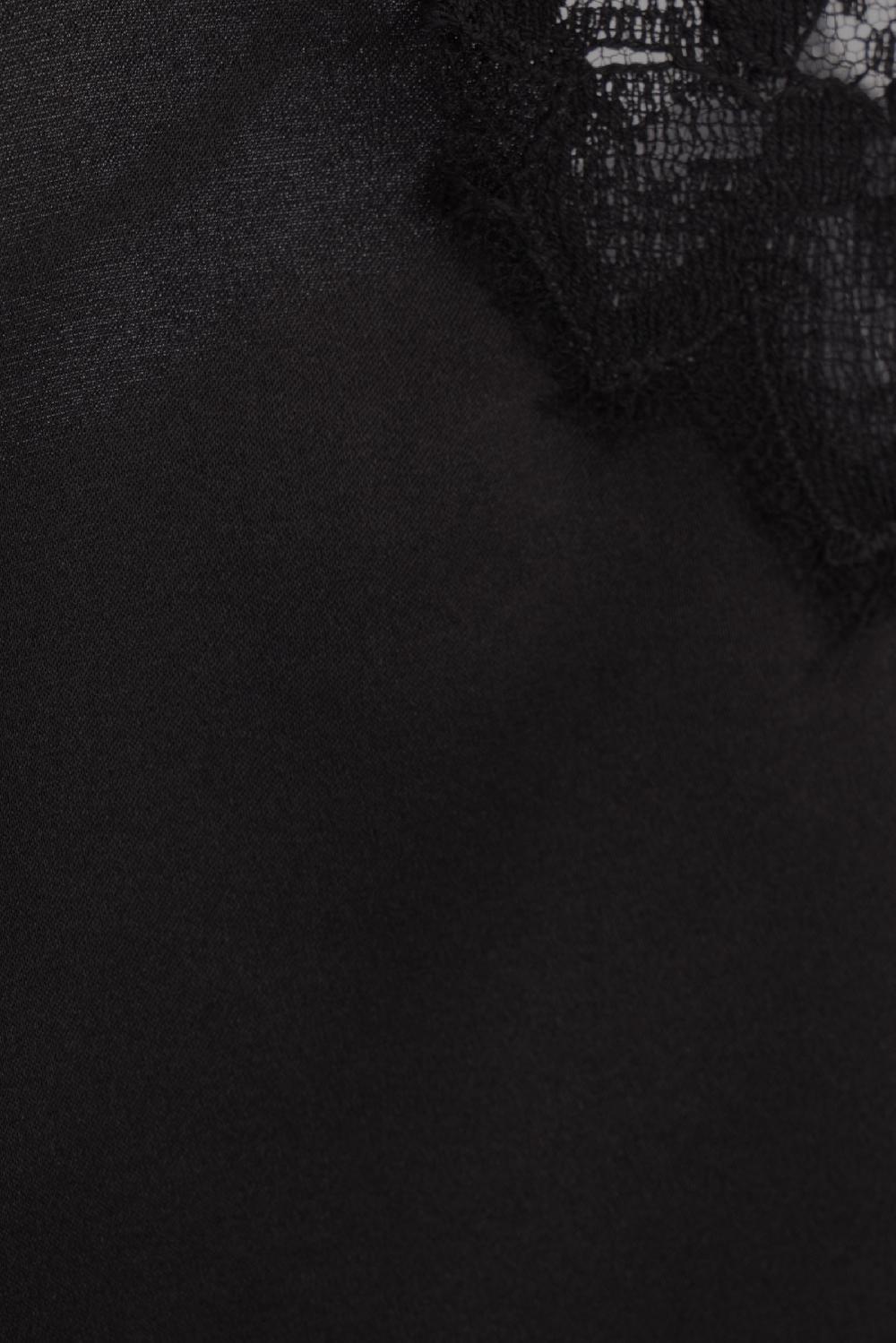 DOLCE & GABBANA Top Lingerie In Raso Con Pizzo