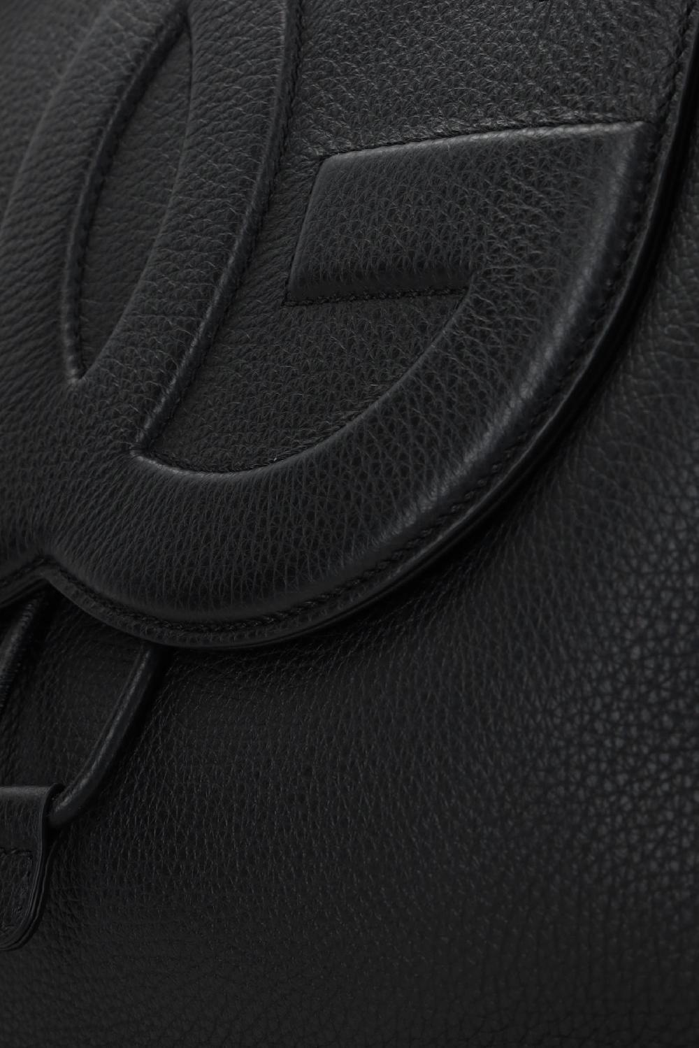 DOLCE & GABBANA Zaino In Pelle Martellata Ricamo DG