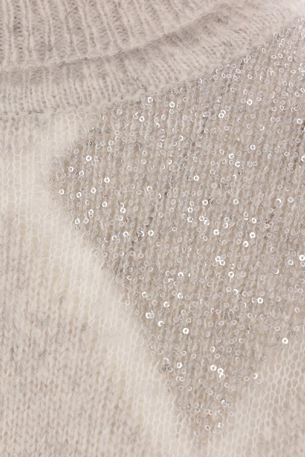 BRUNELLO CUCINELLI Dolcevita Dazzling Argyle In Lana E Mohair