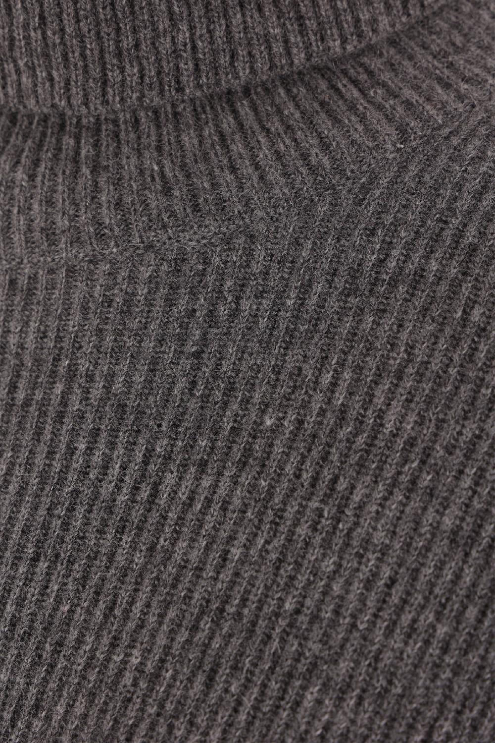 BRUNELLO CUCINELLI Dolcevita In Cashmere A Costine Con Monile