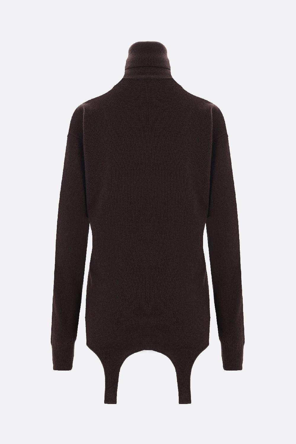 SAINT LAURENT Dolcevita In Cashmere Con Giarrettiera
