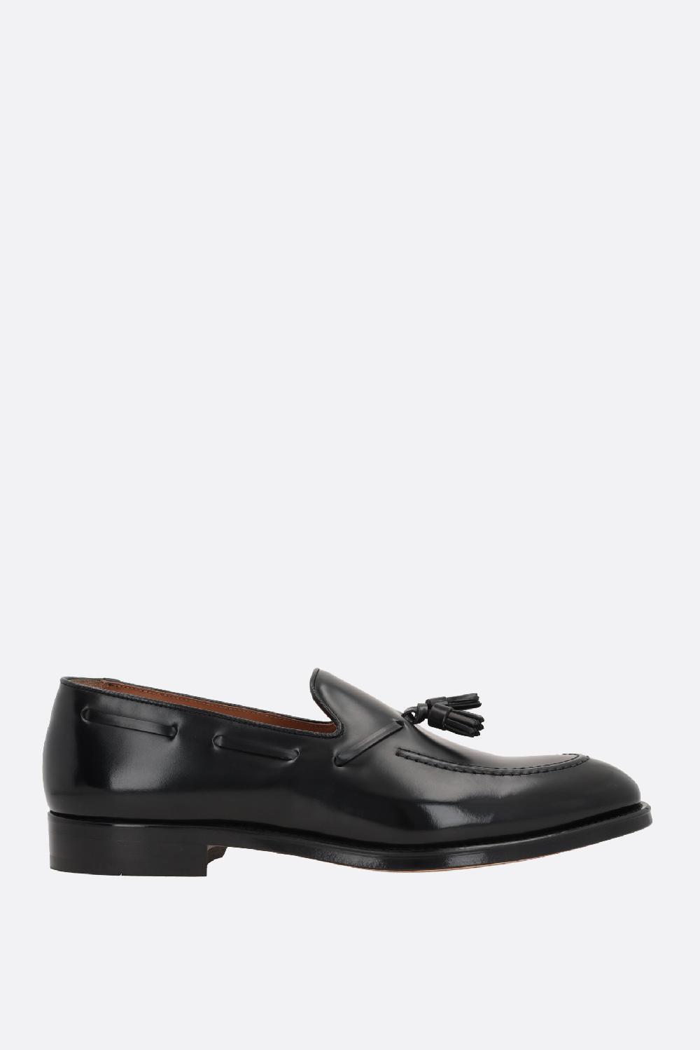 DOUCAL'S mocassino in pelle spazzolata con nappine