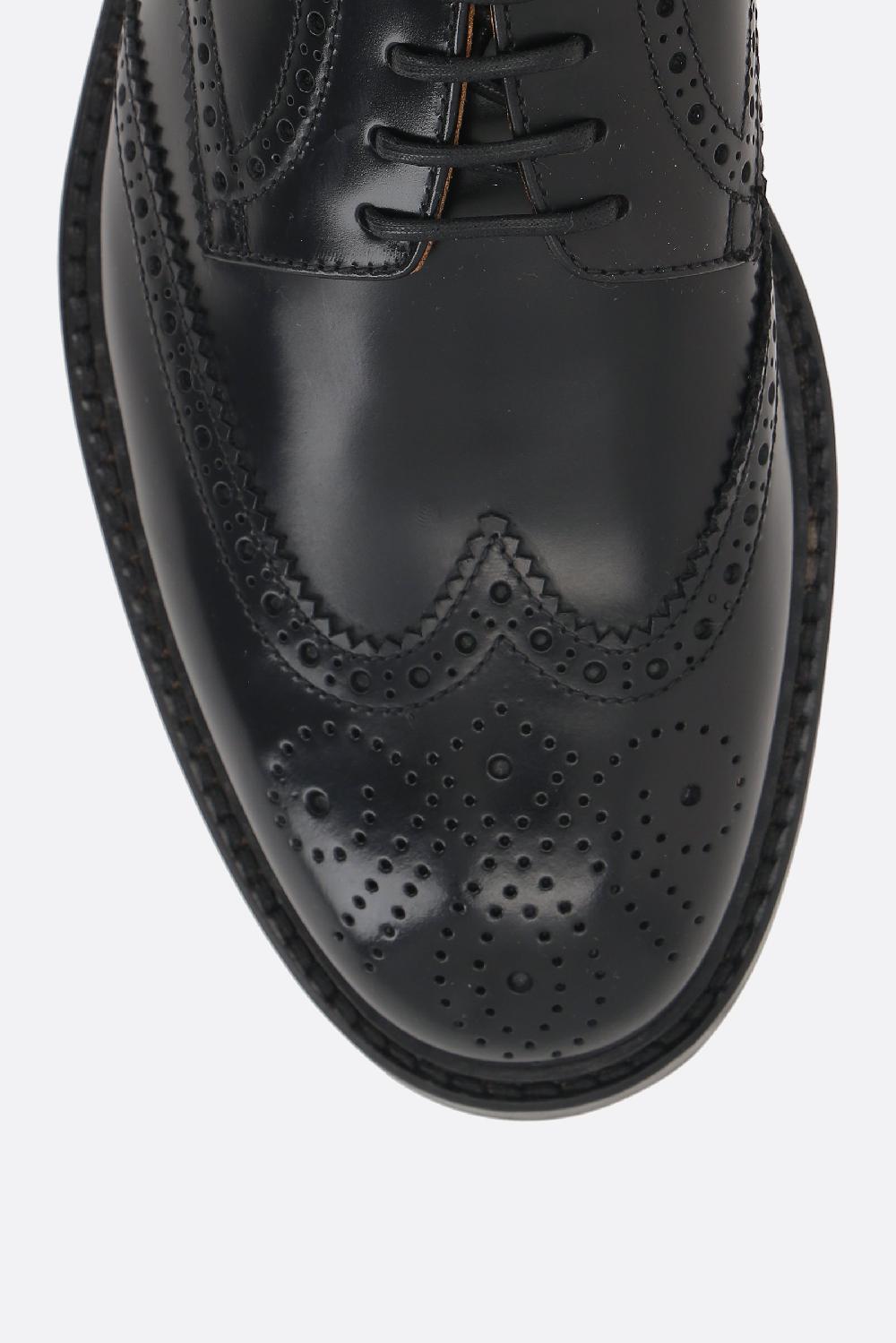 DOUCAL'S Scarpa Derby In Pelle Spazzolata