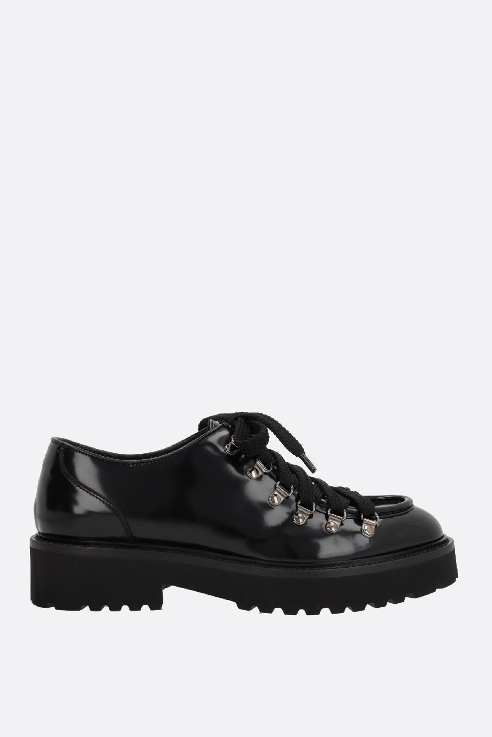 DOUCAL'S scarpa stringata in pelle spazzolata