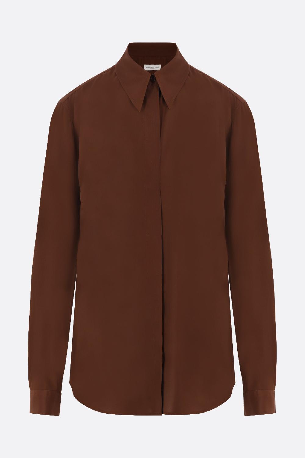 DRIES VAN NOTEN camicia Chowy in crepe de chine