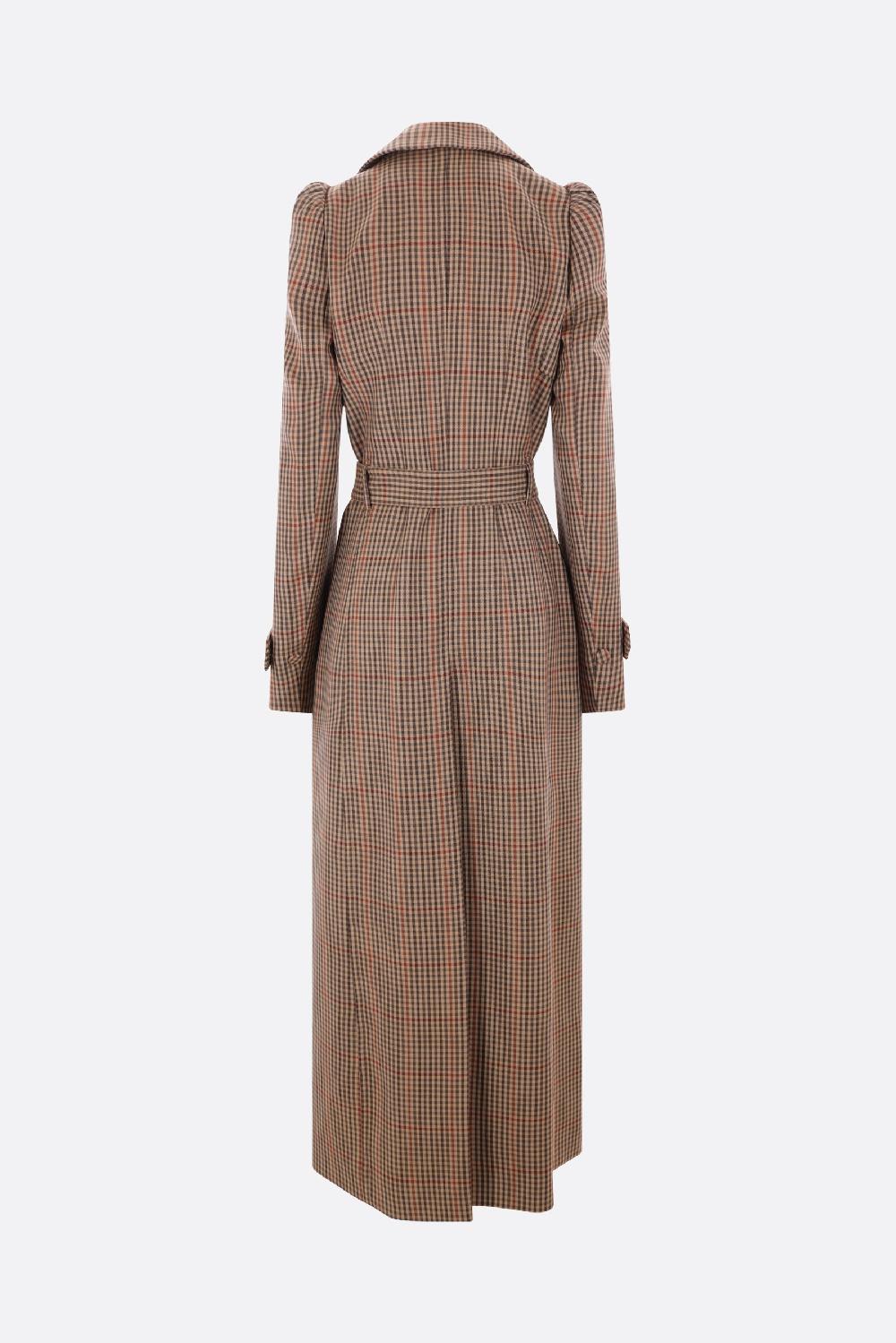 DRIES VAN NOTEN Cappotto Remis In Lana Check