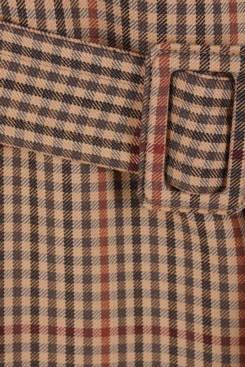 DRIES VAN NOTEN Cappotto Remis In Lana Check