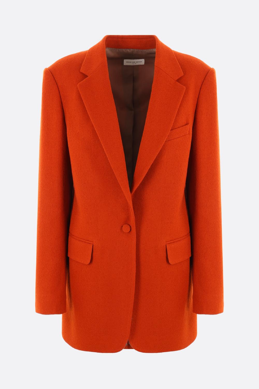 DRIES VAN NOTEN giacca monopetto Blanchets in lana