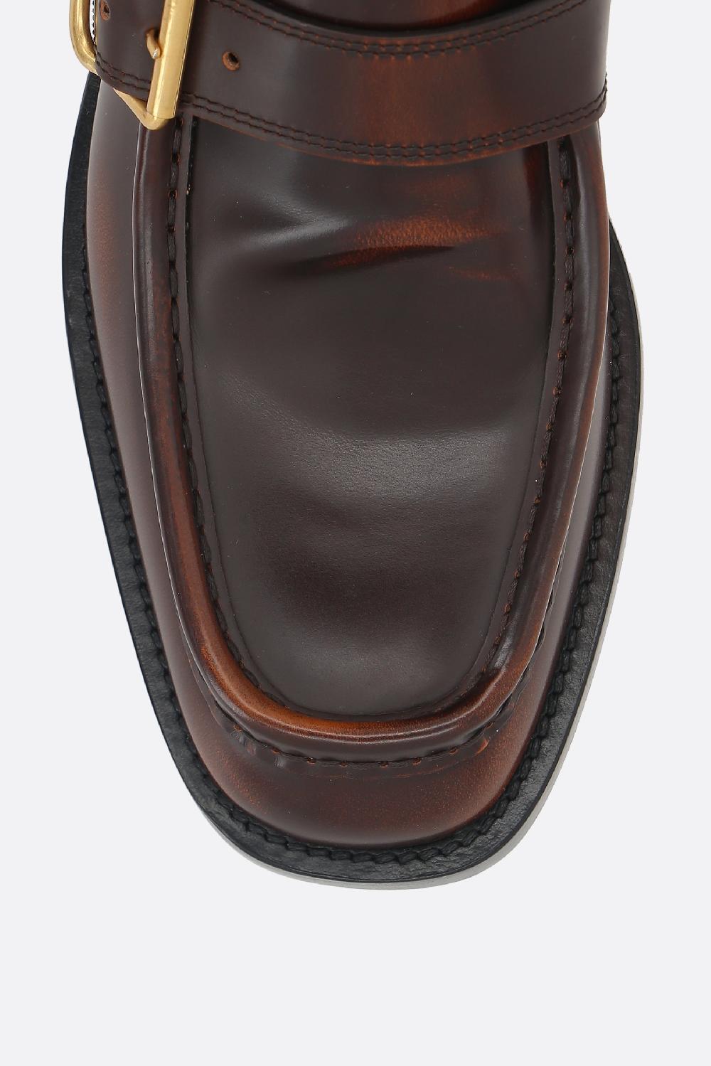 DRIES VAN NOTEN Mocassino In Pelle Vintage