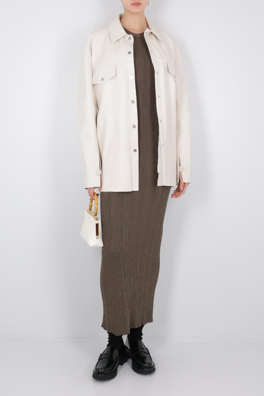 DROME Giacca-camicia In Nappa