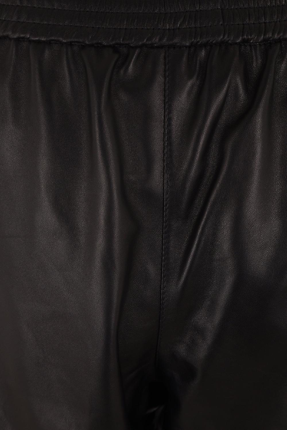 DROME Pantalone A Gamba Ampia In Nappa