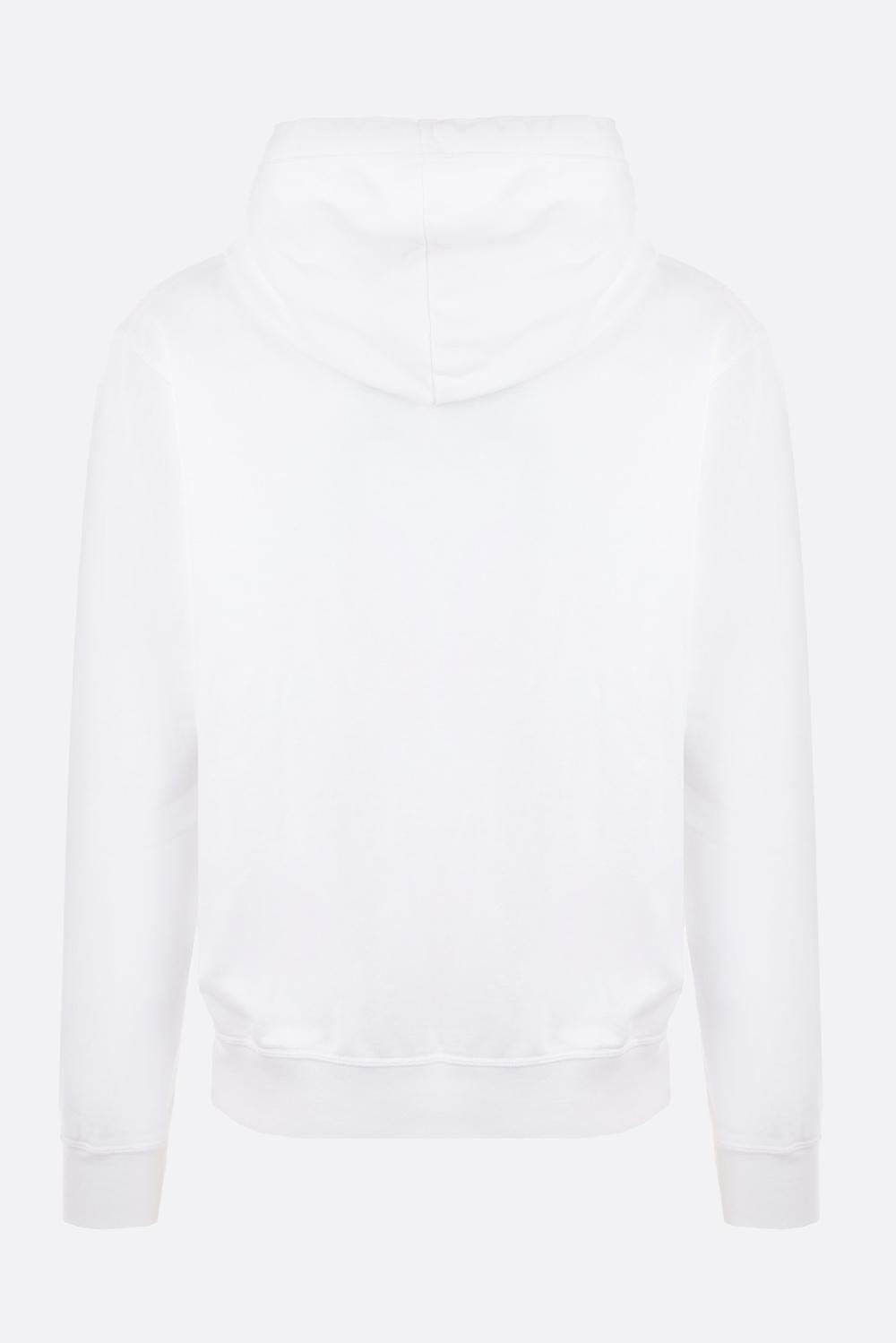 DSQUARED2 Felpa In Pile Stampa Logo Leaf