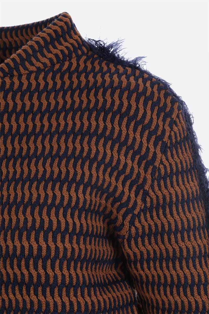 DURAZZI MILANO Giubbotto Bomber Cropped In Maglia