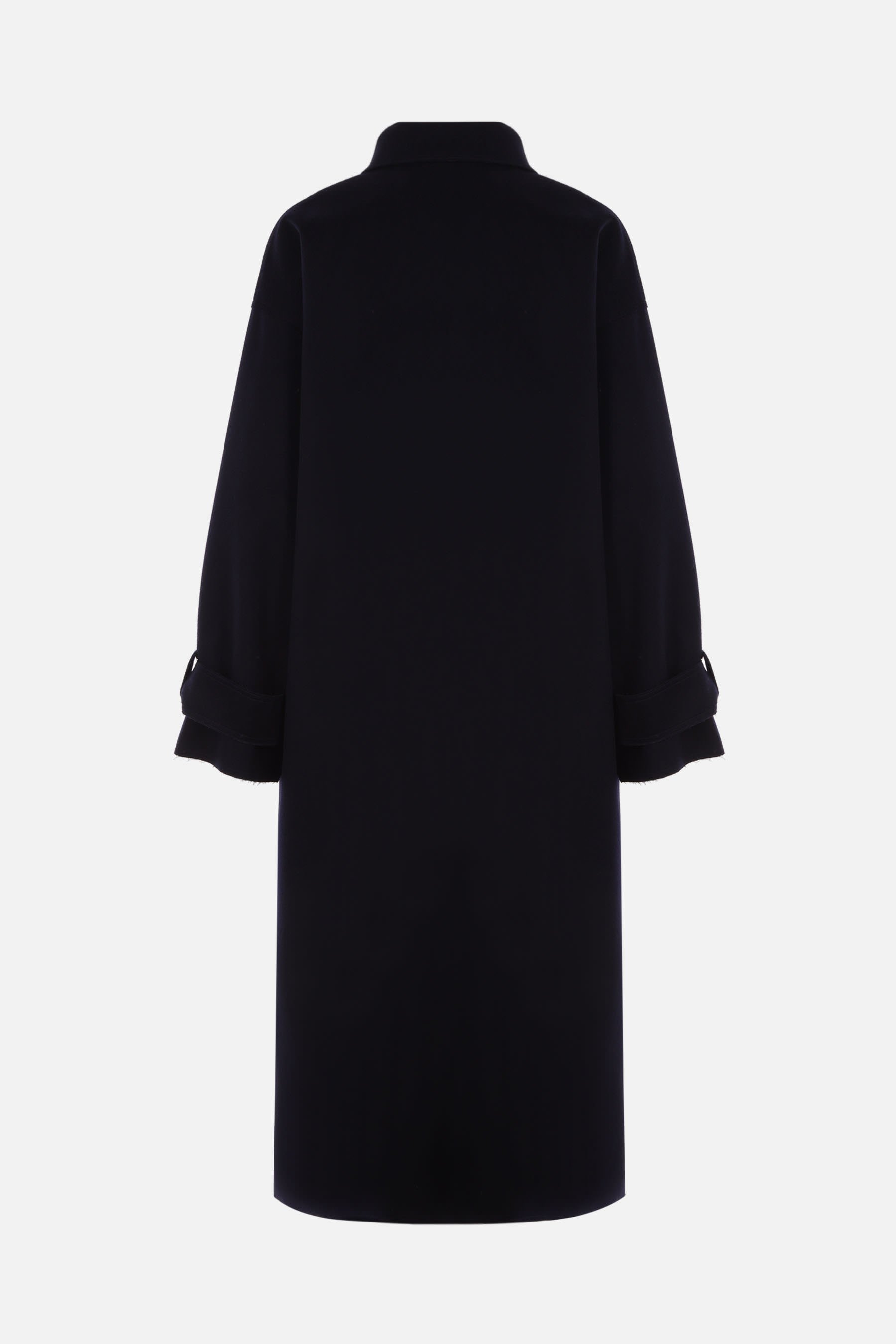 DUSAN Cappotto Monopetto Oversize In Cashmere