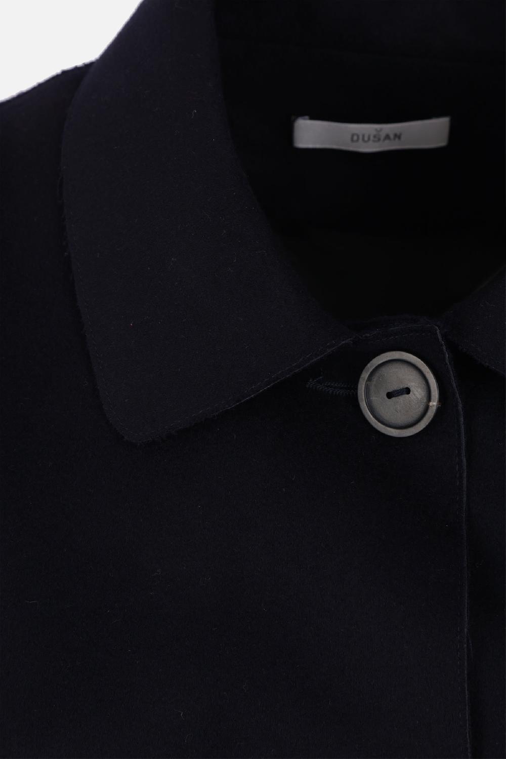 DUSAN Cappotto Monopetto Oversize In Cashmere