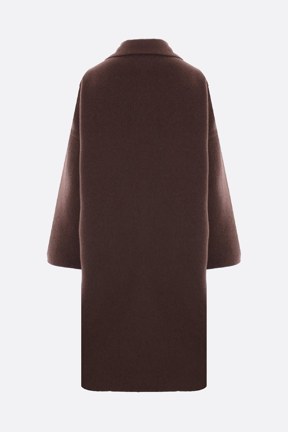 DUSAN Cappotto Oversize In Panno Di Lana