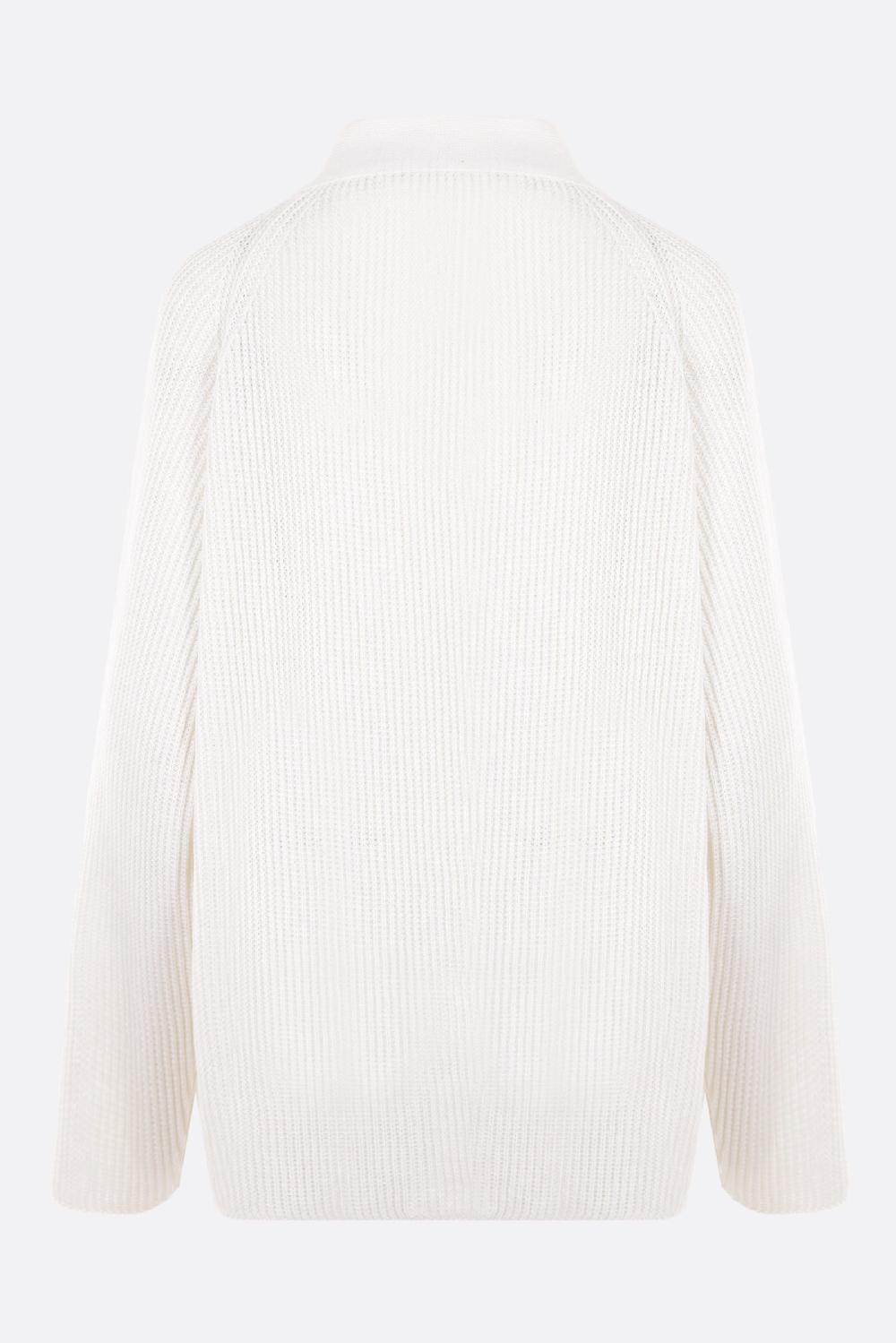 DUSAN Cardigan In Lino Cashmere E Seta