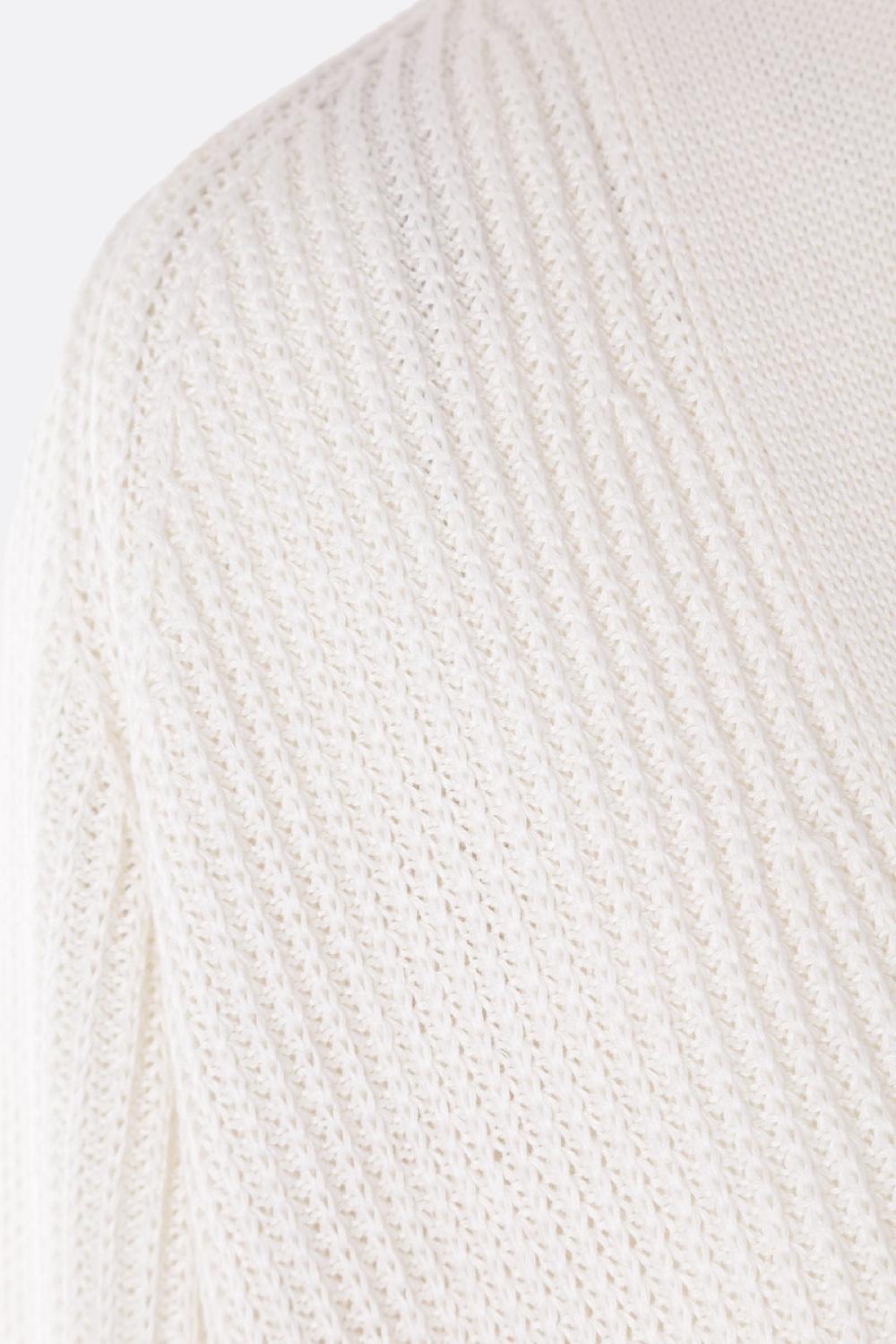 DUSAN Cardigan In Lino Cashmere E Seta