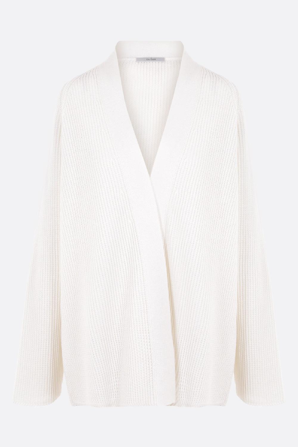 DUSAN cardigan in lino cashmere e seta