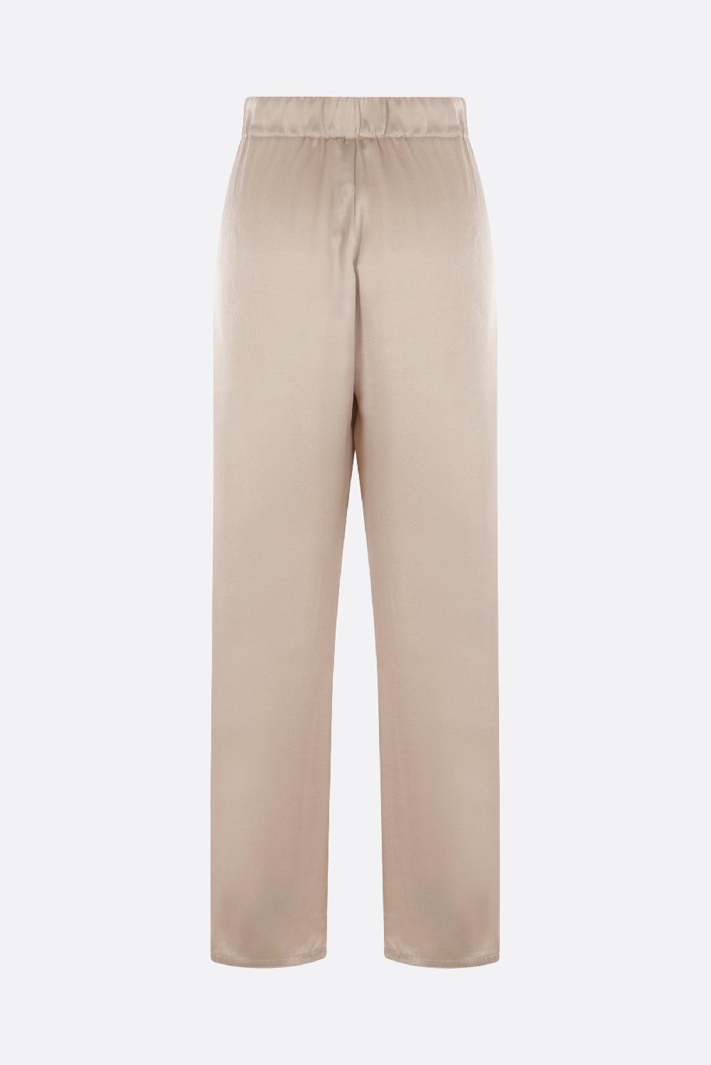 DUSAN Pantalone In Seta Martellata