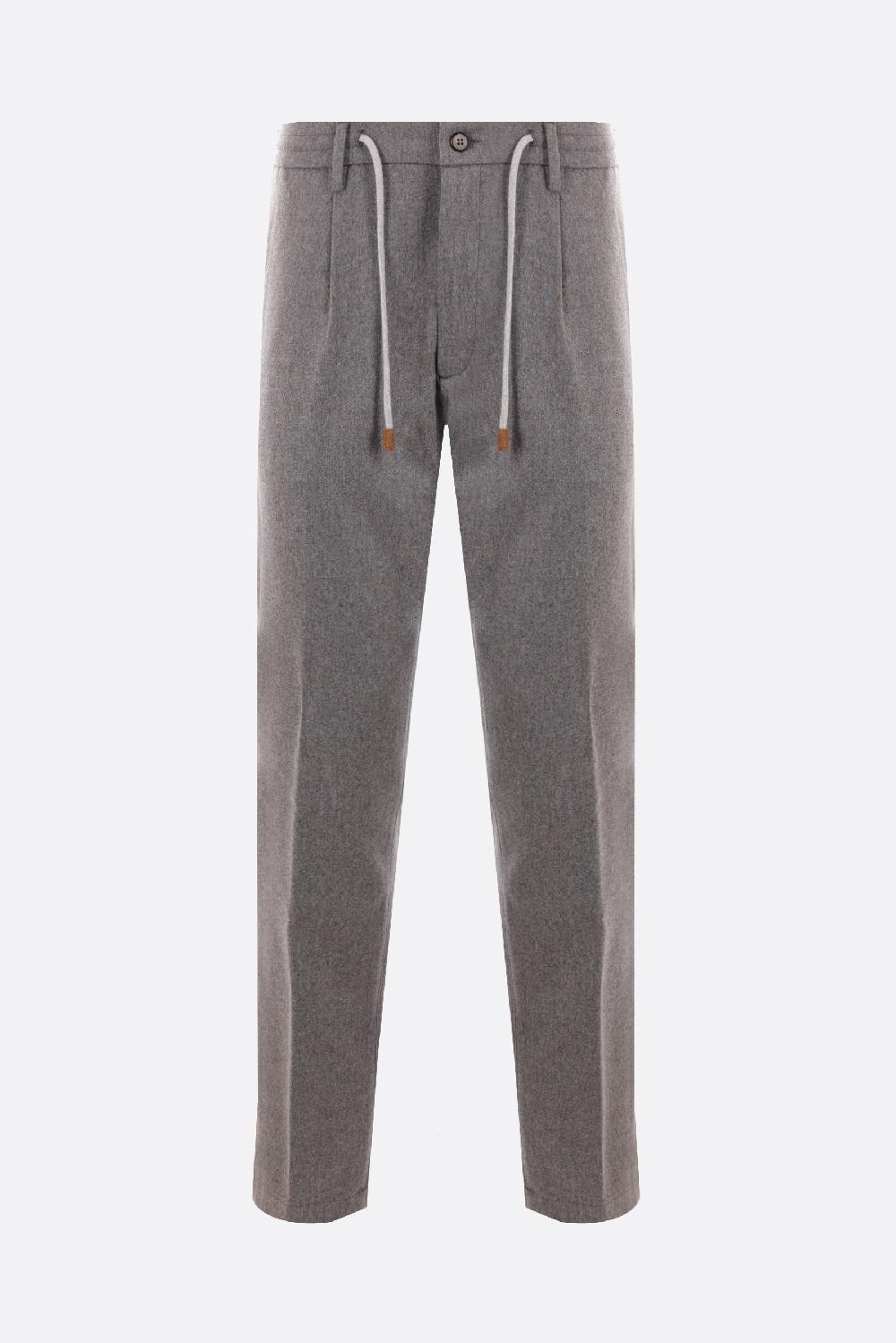 ELEVENTY pantalone jogging in lana e cashmere