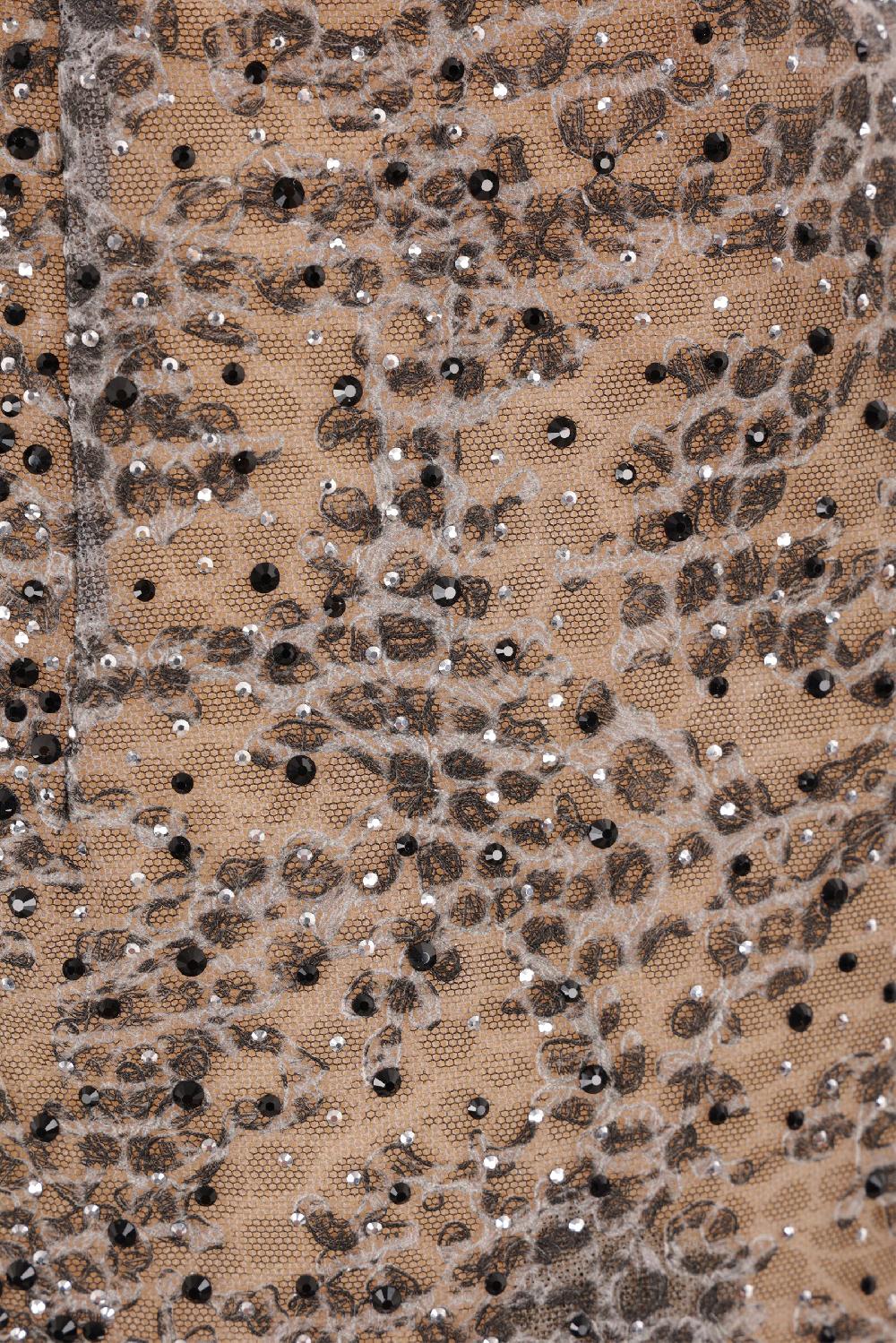 ERMANNO SCERVINO Abito Bustier In Pizzo Con Strass